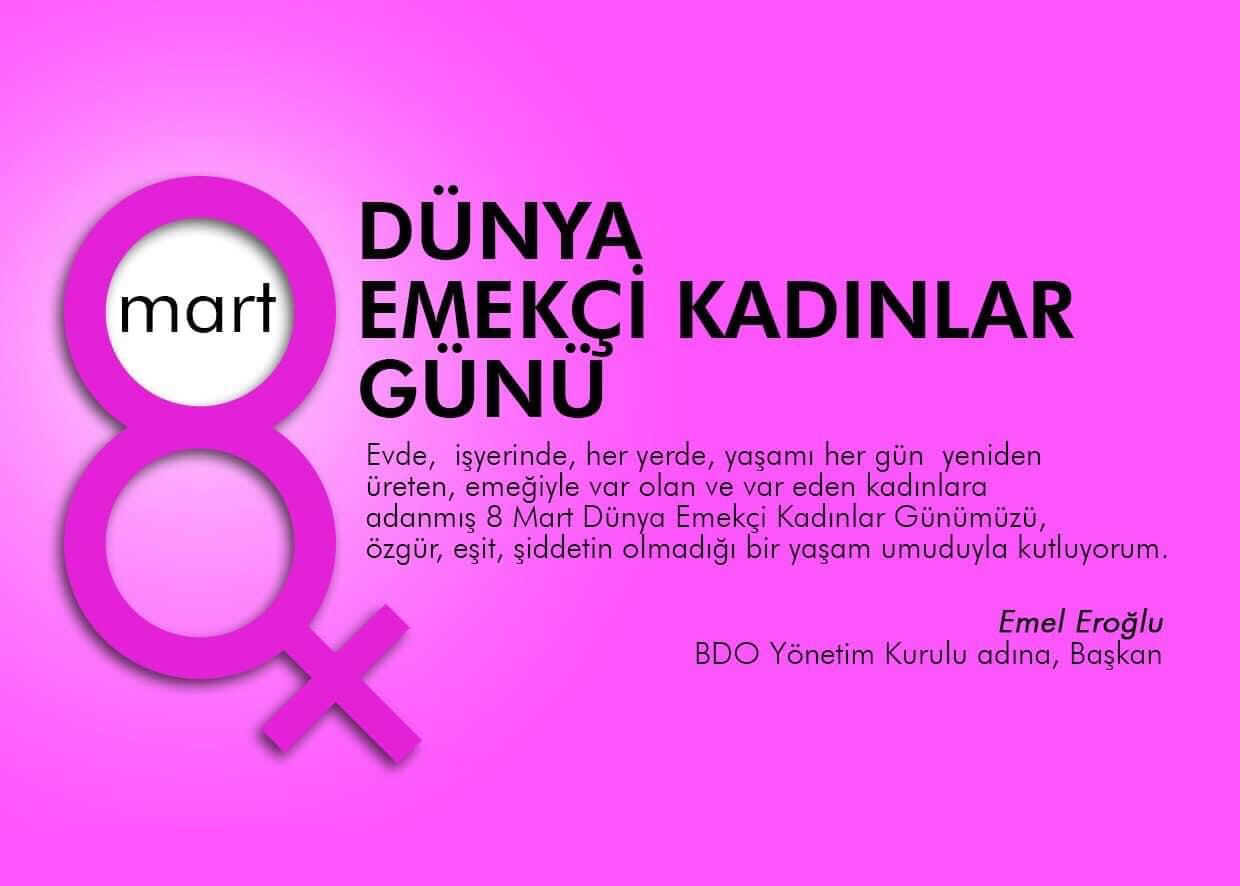 8 MART DÜNYA KADINLAR GÜNÜ